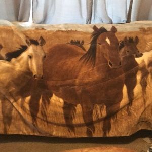 Vintage Jim Hartman Large Reversible Horse Blanket USA